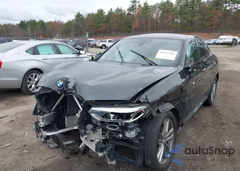 2020 BMW X4 xDrive30I z USA, uszkodzony, nr VIN 5UX2V1C03L9B88395